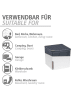 Wenko Luftentfeuchter-Nachfüllpack "Cube Orange" in Weiß