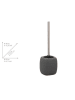 Wenko Toiletborstelgarnituur "Faro" grijs - (H)40 cm