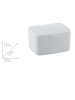 Wenko 2-delige set: opbergboxen "Barcelona" wit - 19,5 l