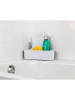 Wenko 2-delige set: douchmandjes "Barcelona" wit - (B)26 x (H)24 cm