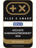 Wenko Toiletborstelgarnituur "Basic" zilverkleurig - (H)37,5 cm