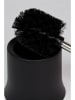 Wenko WC-Garnitur "Basic" in Schwarz - (H)38 cm