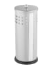 Wenko Toiletrolhouder "Ancona Shiny" zilverkleurig - (L)34 cm