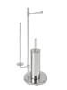 Wenko WC-Garnitur "Universalo Neo" in Silber - (H)73 cm