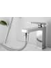 Wenko Waschbecken-Handbrause in Silber - (L)150 cm