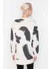 trendyol Sweatshirt crème/antraciet