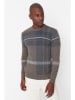 trendyol Sweter w kolorze szarobrązowym