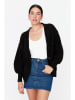 trendyol Kardigan w kolorze czarnym