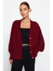 trendyol Cardigan in Bordeaux