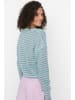 trendyol Sweter w kolorze turkusowo-fioletowym