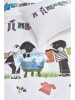 FIEP Renforcé beddengoedset "Wasdag" wit/meerkleurig