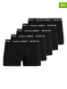 JACK & JONES Junior 5er-Set: Boxershorts "Huey" in Schwarz