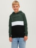 JACK & JONES Junior Bluza "Reid" w kolorze czarno-zielonym