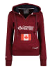 Canadian Peak Hoodie "Gyrelle" in Bordeaux