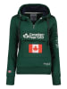 Canadian Peak Hoodie "Gyrelle" in Grün