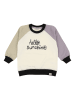 Turtledove London Sweatshirt in Creme/ Beige/ Lila