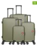 SWISS KOPPER 4-delige hardcase-trolleyset "Spiez" kaki
