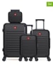 SWISS KOPPER 4-delige hardcase-trolleyset "Wil" zwart