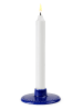 LYNGBY Świecznik "Rhombe" w kolorze granatowym - Ø 10,5 cm