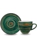 Wilmax Kubek w kolorze zielonym do kawy - 300 ml