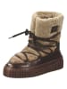 GANT Footwear Leder-Winterstiefel "Snowmont" in Taupe/ Braun