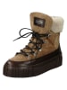 GANT Footwear Leder-Winterboots "Snowmont" in Braun/ Beige