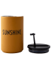 Design Letters Thermobecher "Sunshine" in Orange - 350 ml