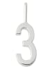 Design Letters Zilveren hanger "Lucky numbers"
