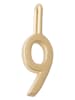 Design Letters Vergulde hanger "Lucky numbers"