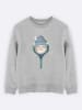 WOOOP Bluza "Cat in the Zip" w kolorze szarym