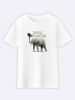 WOOOP Shirt "Good morning" in Weiß