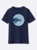 WOOOP Koszulka "Party Whale" w kolorze granatowym