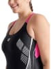 Arena Badpak "pro Back Graphic" zwart/roze