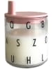 Design Letters 3-częściowy zestaw "Grow with your cup" w kolorze jasnoróżowym - 220 ml