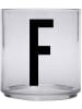 Design Letters Becher "F" in Transparent - 220 ml