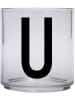 Design Letters Beker "U" transparant - 220 ml