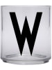 Design Letters Becher "W" in Transparent - 220 ml
