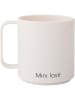 Design Letters Tasse "Mini Love" in Weiß - 175 ml