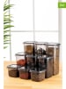 Violeta Home 9-delige set: voorraadcontainers antraciet