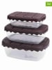 Violeta Home 3er-Set: Frischhaltedosen in Braun