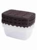 Violeta Home 3er-Set: Frischhaltedosen in Braun
