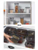Violeta Home 4-delige set: voorraadcontainers antraciet