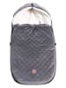 Kaiser Naturfellprodukte Babyschalen-Fußsack "X-Large" in Grau - (L)92 x (B)45 cm