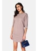 ASSUILI Kaschmir-Strickkleid in Beige