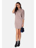 ASSUILI Kaschmir-Strickkleid in Beige