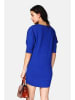 ASSUILI Gebreide jurk blauw