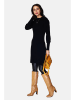 ASSUILI Kaschmir-Strickkleid in Schwarz