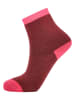 Zigzag 3er-Set: Ski-/ Snowboardsocken "Lime" in Rot