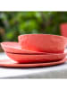 koziol 4er-Set: Teller "Club Plate" in Rot - ? 22 cm