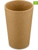 koziol Kubki (2 szt.) "Connect Cup L" w kolorze jasnobrązowym - 350 ml
